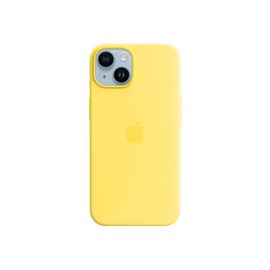 Apple - Coque De Protection Pour Téléphone Portable - Compatibilité Avec Magsafe - Silicone - Jaune Canari - Pour Iphone 14