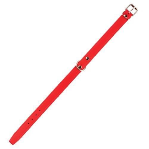 Collier Cuir Amazone T50 Rouge