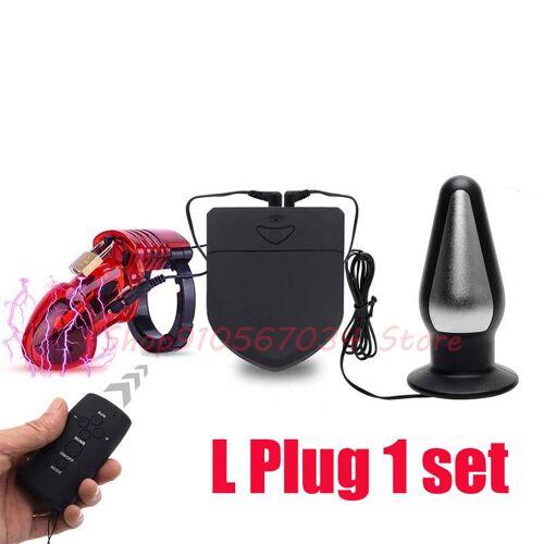 Cage De Chasteté À Électrochoc Pour Homme, Jouet Sexuel, Civière, Anneau De Pénis, Prise Anale, Sex-Toy Médical, Masturbateur, Cb6000