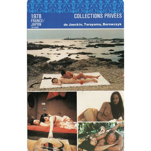 Fiche Monsieur Cinema Collections Privées (1978)