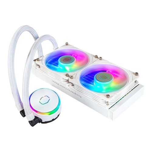 Cooler Master MasterLiquid PL240 FLUX - Système de refroidissement liquide de processeur - Taille de radiateur : 240 mm - (pour : LGA1151, LGA2011, LGA2011-3, LGA2066, LGA1150, LGA1155, LGA1156...