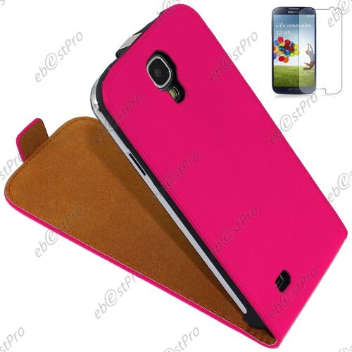 ebestStar ® Housse Coque Etui en PU cuir à rabat ultra fine (SLIM case) pour Samsung Galaxy S4 i9500 i9505, Couleur Rose