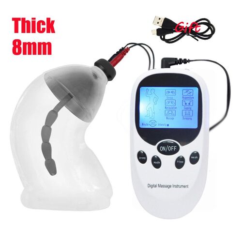 Bdsm Cage De Chasteté À Fort Choc Électrique, Anneau De Coq, Stimulateur De Pénis, Dilatateur De Prise Urétrale, Masturbateur Masculin, Jouet Sexuel Médical