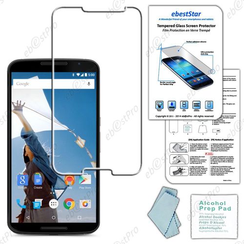 Ebeststar ® Film Protection En Verre Trempé Vitre Protecteur Anti Casse, Anti-Rayure, Anti Choc Pour Motorola Nexus 6, Nexus X