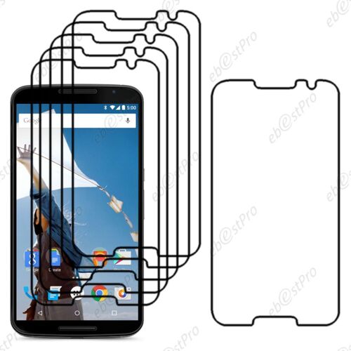 Ebeststar ® Lot X6 Film Protection D'écran Anti Rayures Protecteur Transparent Pour Motorola Nexus 6, Nexus X