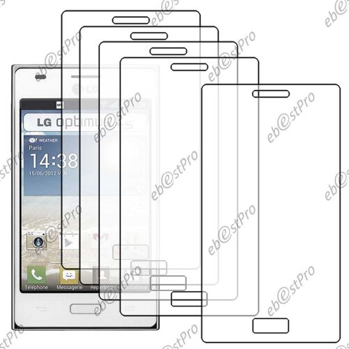 Ebeststar ® Lot X5 Film Protecteur D'écran Transparent Pour Lg Optimus L5 E610