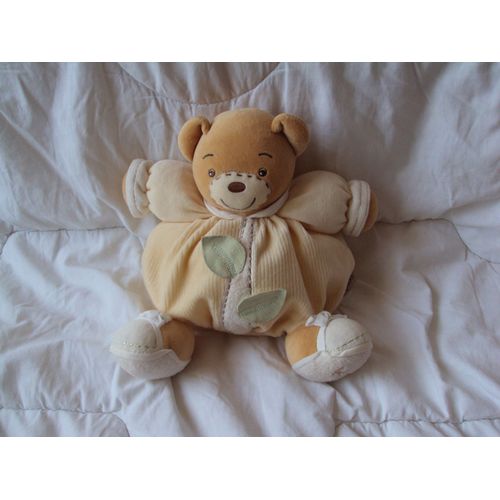 doudou ours boule feuille medium by kaloo