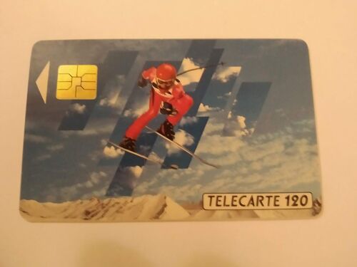 F151a - Skieur 2 - 120 Unités So3 - J.O. 92 Albertville 03/91 485.000 Ex