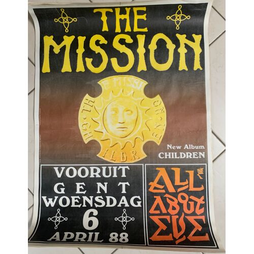 The Mission / All About Eve - Children 1988 - 62x88cm - Affiche / Poster Envoi En Tube