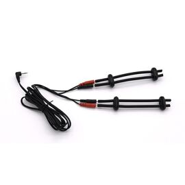 Anneau électro-stimulant En Cuir – Stimulation électrique BDSM Pour Homme – Noir