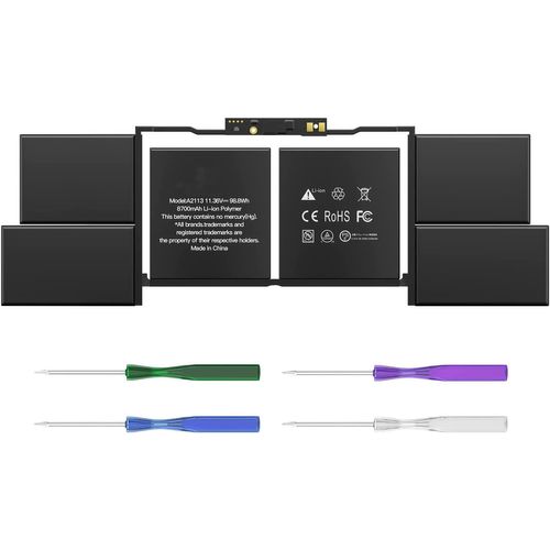 A2113 A2141 Remplacement de la Batterie d'ordinateur Portable pour Apple MacBook Pro 16