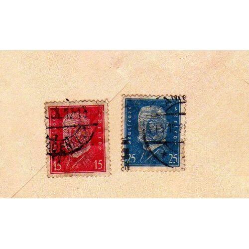 Lot De 2 Timbres Allemagne Deutsche Reich