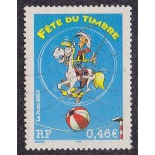 Timbre N°3546 Y&t 0,50 ¿ Multicolore Fête Du Timbre Lucky Luke