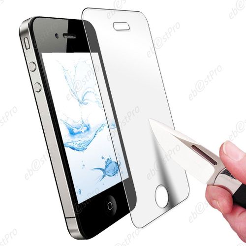 Ebeststar® - Pour Apple Iphone 4s / 4 - Film Protecteur En Verre Trempé, Vitre Protection Anti Casse Et Anti-Rayure