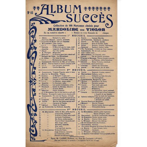 La Parisienne/Les Allobroges Pour Mandoline Ou Violon