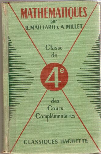 Mathematiques, Classe De 4e