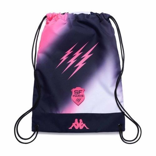 Sac De Gym Cabasa Kappa Stade Français Paris Officiel Rugby Bleu/Rose Unisexe
