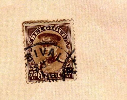 Timbre Belgique Albert 1er 1932