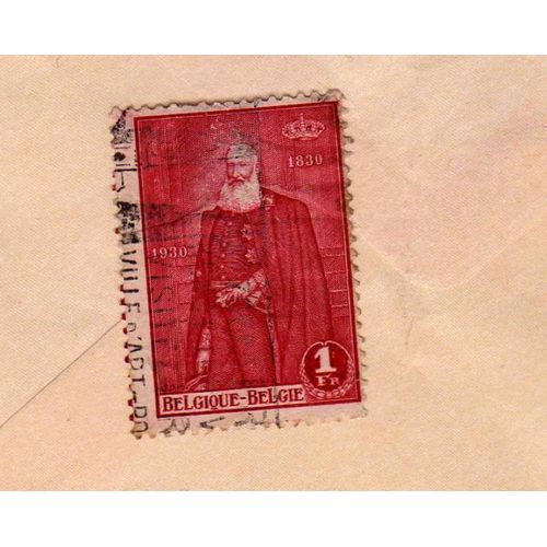 Timbre Belgique Centenaire De L'indépendance Leopold 2 1830 - 1930