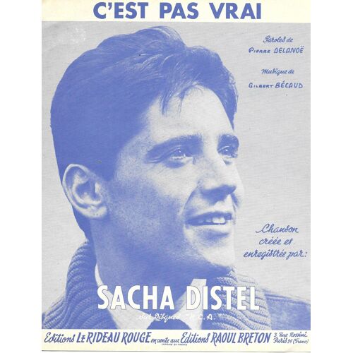 C'est Pas Vrai Sacha Distel