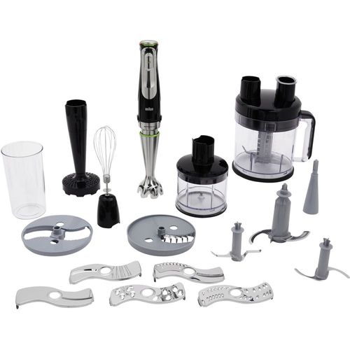 Braun Multiquick 9 MQ 9187XLI - Mixeur à main - 1.2 kWatt - noir premium / acier inoxydable brossé