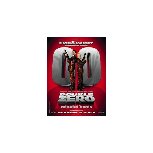 Double Zero - Eric Et Ramzy - Edouard Baer - Gérard Pirés - 2004 - Affiche De Cinéma Pliée 120x160 Cm