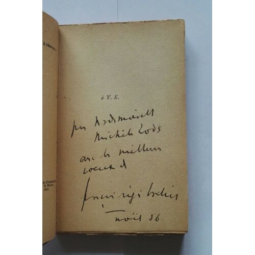 François-Régis Bastide Lettre De Bavière Avec Un Envoi Autographe Signé 1947 Nrf Gallimard