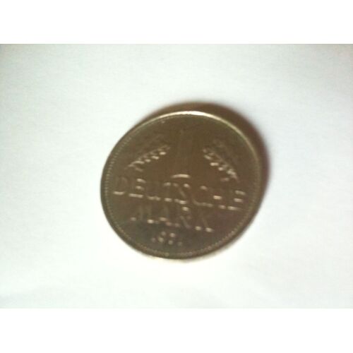 Lot De Deux Pièces De 1 Deutsch Mark Allemagne 1971
