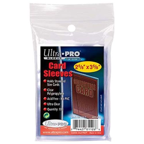 Ultra Pro Pc - Sachet De 100 Protèges Cartes Souples Et Transparentes X100