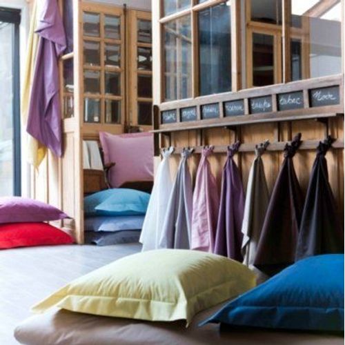 Drap Housse Uni En Percale De Coton, Bonnet De 40cm, Première