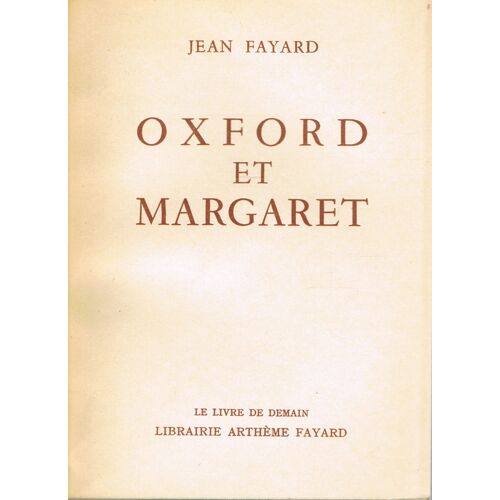 Oxford Et Margaret.