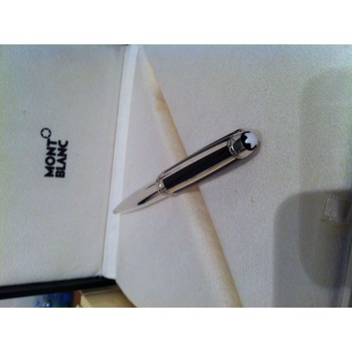 Stylo Montblanc Meisterstuck Argent Et Carbone