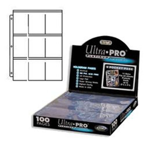 Ultra Pro Box 100 Pages 9 Pochettes Platinum Series