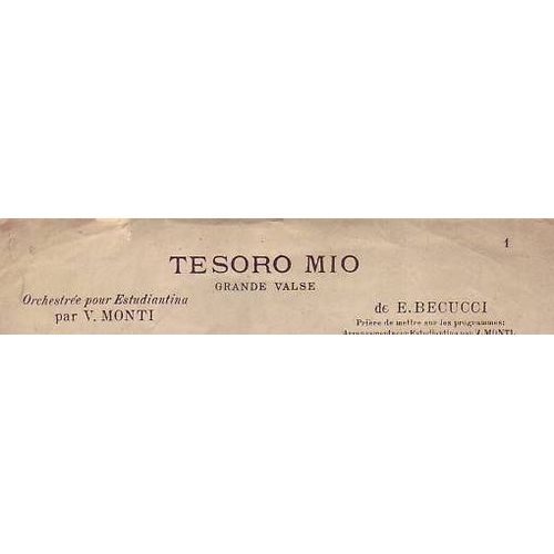 Tesoro Mio  ( Grande Valse )