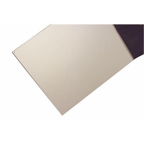 Plinthe de porte adhésive en aluminium - argent - 250x930 mm BILCOCQ