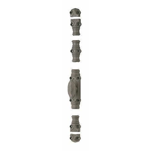 Crémone en fonte - pour menuiserie bois - gris mat - RY 70 TORBEL