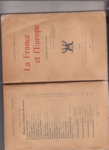 La France Et L'europe  Poème Historique