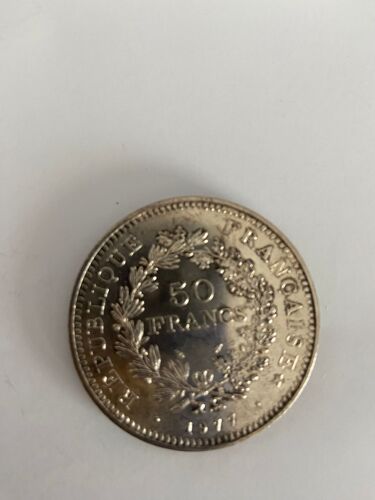 Piece 50 Francs Argent 1977 Hercule
