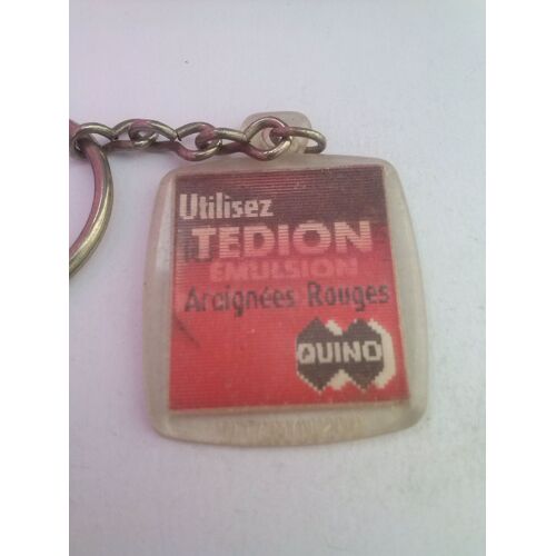 Porte Clé Utilisez Tedion Émulsion Non Toxique / Durand Versailles Tel 45