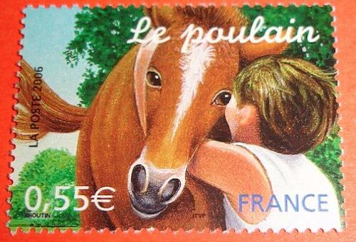Timbre Le Poulain "Jeunes Animaux Domestique" 2006