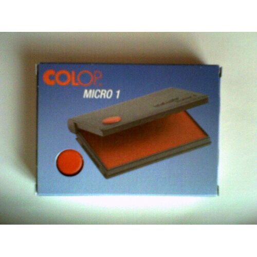Colop Tampon Encreur "Micro 1", (L)90 X (P)50 Mm, Rouge