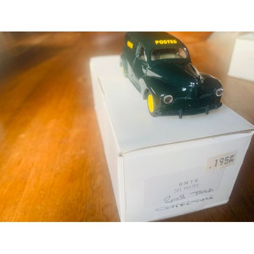 Peugeot 203 Commerciale Postes Provinces Moulage Rn16 Avec Boite Jantes Jaunes-Provence Moulage