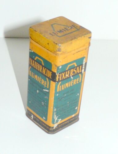 Boite Métallique Lumière Fixateur Acide