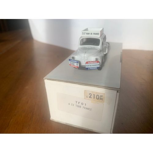 Renault 4 Cv Tour De France Provence Moulage Tf 01 Avec Boite-Provence Moulage