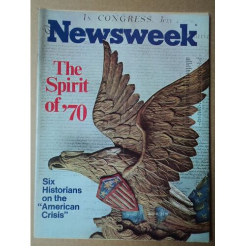 Newsweek 6 Juillet 1970  "The Spirit Of 70's"