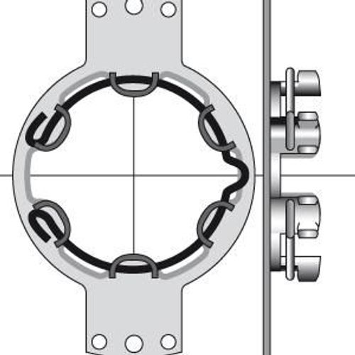 SUPPORT D50 ENTRAXE 100 MM