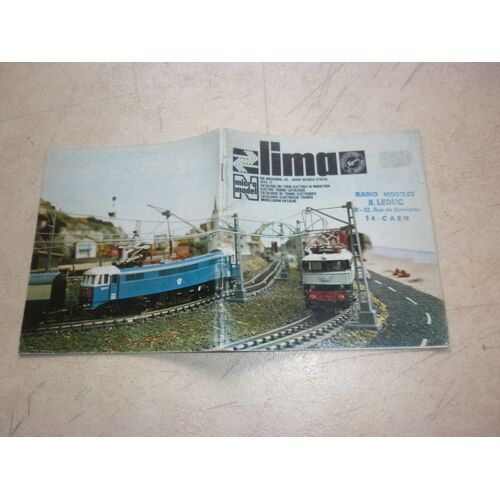 Catalogue De Trains Électriques De Lima Models . Nouveautés 1970 / 1971.