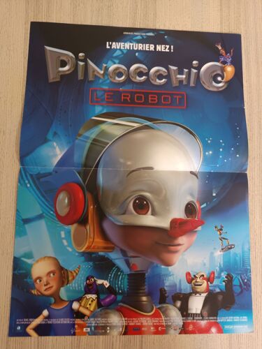 Pinocchio Le Robot (Pinocchio 3000) - Véritable Affiche De Cinéma - État Comme Neuf. Dimensions 40x54 Cm - Film De Daniel Robichaud, Avec Les Voix De Malcolm Mcdowell, Sonja Ball - Poster - Année 2004