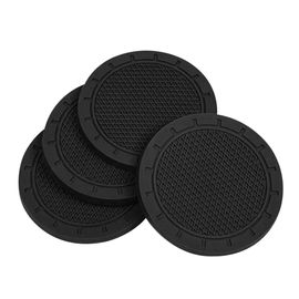 Porte-Gobelet Universel Pour Voiture, Dessous De Verre, Accessoires De Style Intérieur De Voiture, Tapis De Tasse Antidérapant, 4 Pièces