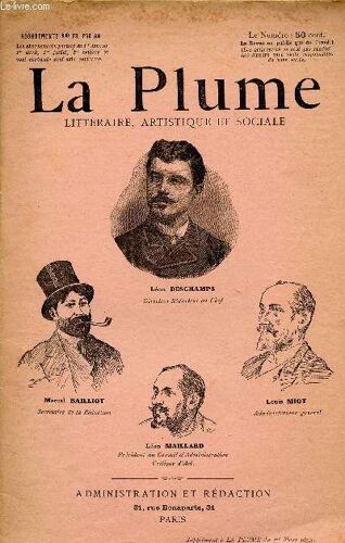 La Plume - Litteraire, Artistique Et Sociale / Supplement Du 1er Mars 1893 / N°93.